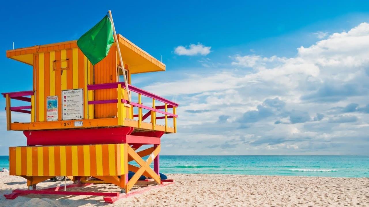 South Beach Free Parking Family & Pet Friendly Walk To Beach & Bay ไมอามีบีช ภายนอก รูปภาพ